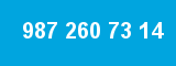 987 260 73 14 987 260 73 14